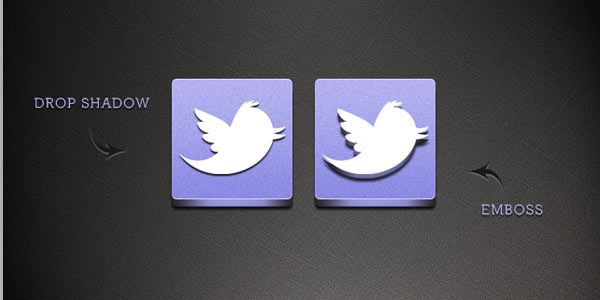 Twitter and FB Icons [PSD]