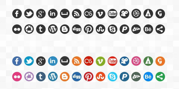 Social Media Icon Set 02