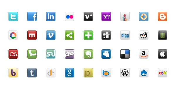 Social Media Icon Set 03