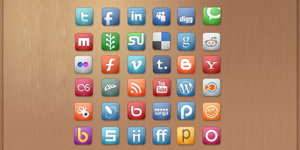 Social Media Icon Set 05