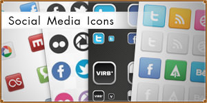 Social Media Icon Set [PSD]