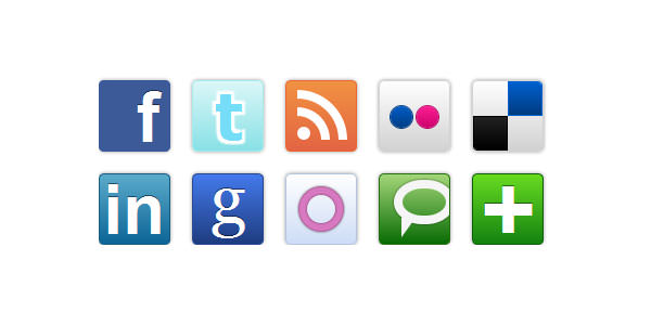 Neat Social Media Icons in Pure CSS 01