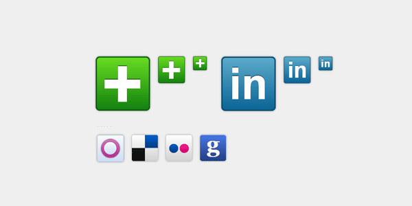 Neat Social Media Icons in Pure CSS 04