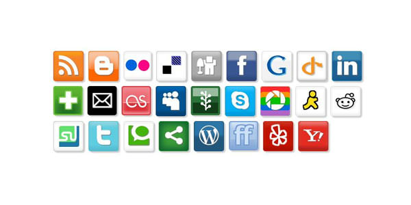 Social Icons Font Pack 03