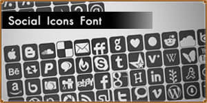 Social Icons Font Pack
