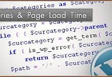 WordPress. Better way to Get Number of Queries and Page Load Time