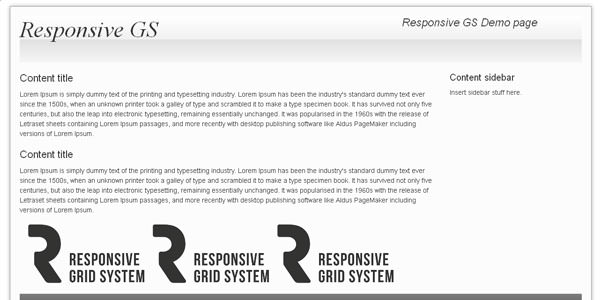 Responsive GS - Fluid grid CSS framework 02