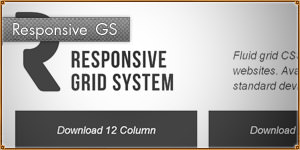 Responsive GS – Fluid grid CSS framework