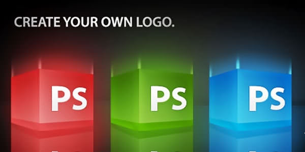 Creative Logo Design. Photoshop Tutorials 3D Glossy Box Logo