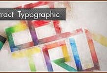 Abstract Typographic Posters. Photoshop Tutorials