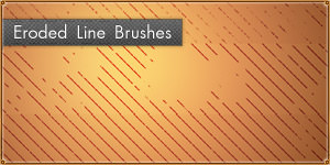 Photoshop Eroded Line Brushes