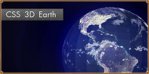 CSS 3D Earth and Perspective Transformation