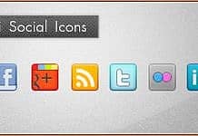 Mini and Clean Social Icon Set