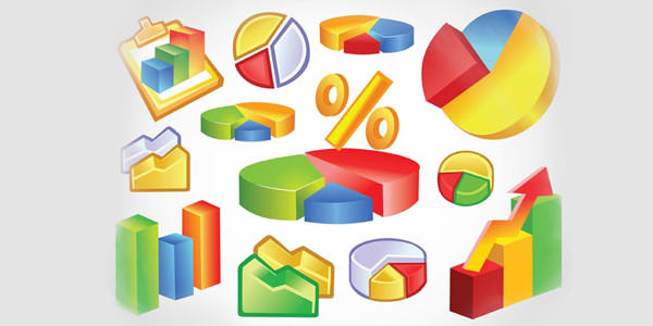 Free Vector Graph and Chart Element [Ai] Business Vector Diagrams