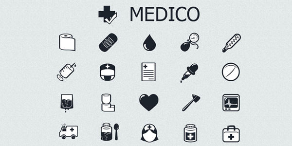  High Quality Free Medical Icons Set 01
