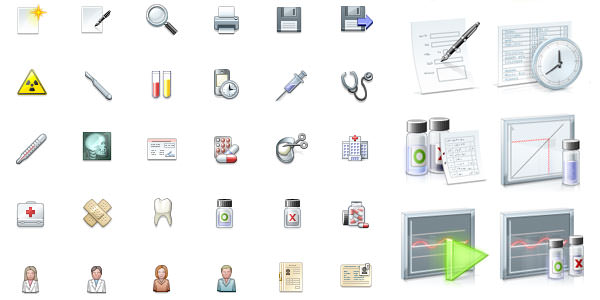 High Quality Free Medical Icons Set 04