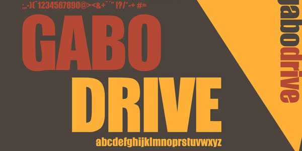 Free Heavy Fonts for Headlines Gabo - Free Elegant Font