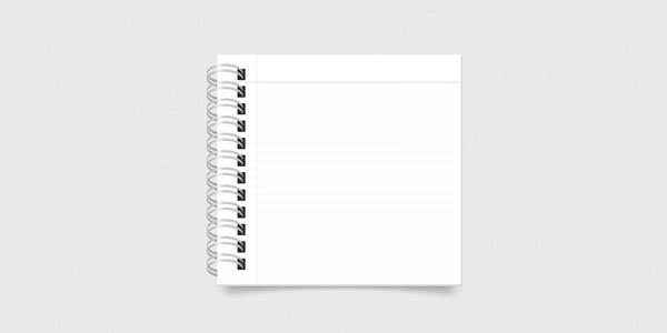 Free Light and Clean Notepad Templates [PSD] 12