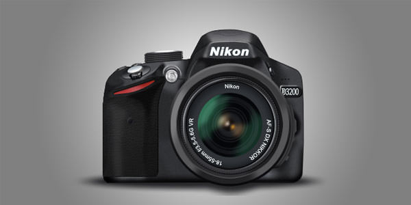 Free Digital and Photo Camera Templates [PSD] Nikon D3200 PSD