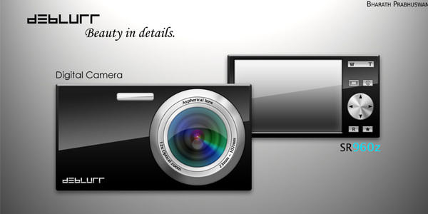 Free Digital and Photo Camera Templates [PSD] Digital Camera 12.1 MP