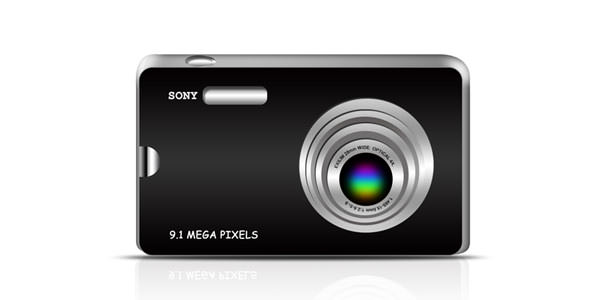 Free Digital and Photo Camera Templates [PSD] 01