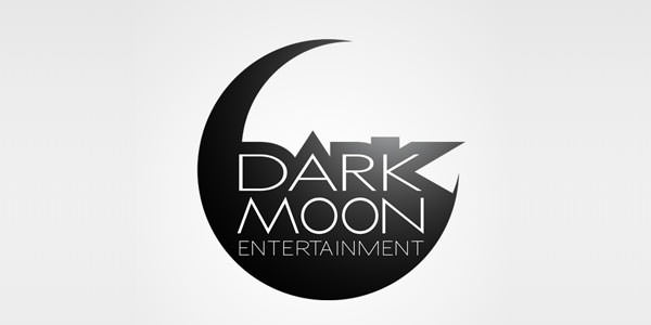 Creative Logo Designs with Moon for Inspirations Dark Moon Entertainment
