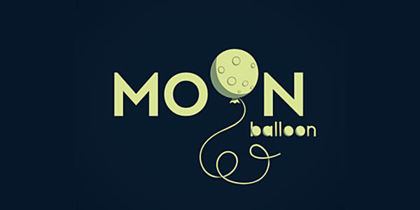 Creative Logo Designs with Moon for Inspirations Moon Balloon Logo Design