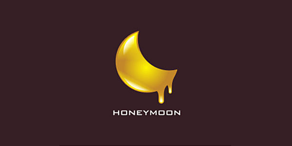 Creative Logo Designs with Moon for Inspirations Honeymoon Logo