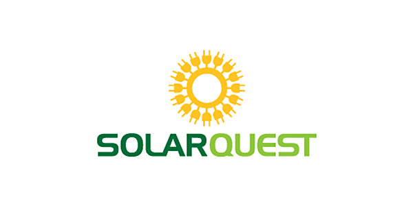 Creative Logo Designs with Sun for Inspirations SolarQuest