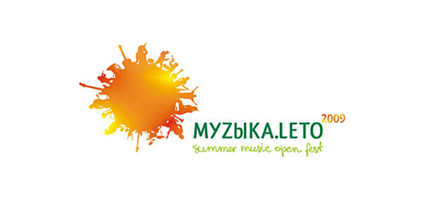 Creative Logo Designs with Sun for Inspirations Muzyka.leto