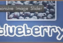 Fluid-responsive jQuery image slider. Blueberry