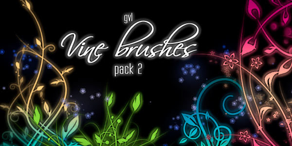 High quality Photoshop Floral Brushes Vines Brushes