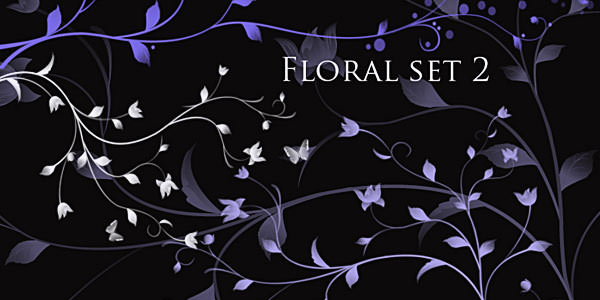 High quality Photoshop Floral Brushes 14