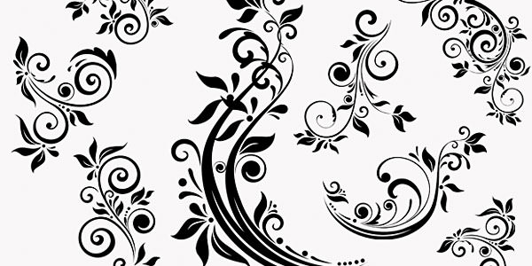 High quality Photoshop Floral Brushes Floral Design