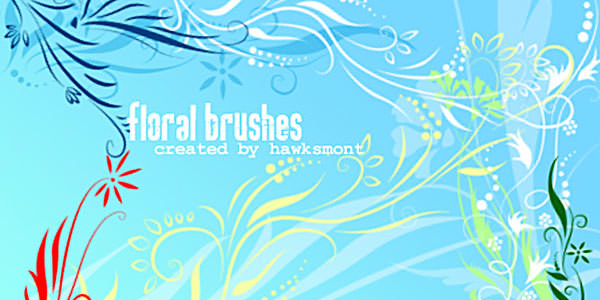 High quality Photoshop Floral Brushes 21