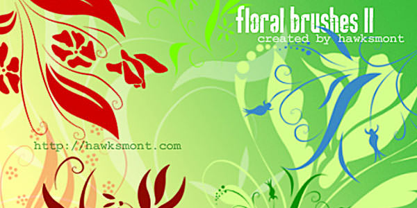 High quality Photoshop Floral Brushes Floral Part 2