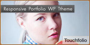 Free clean fluid-responsive portfolio WordPress theme. Touchfolio