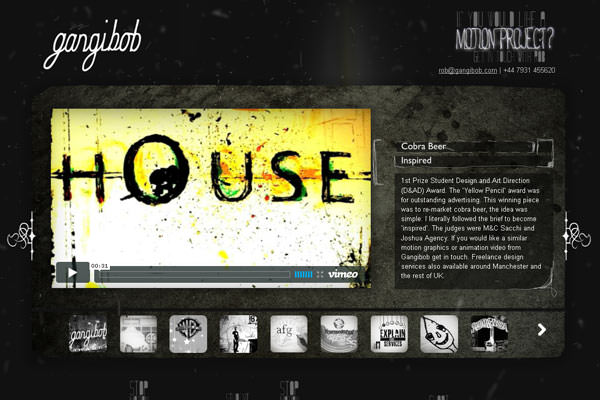 Creative Dark Website Designs for Inspiration Vol1 06