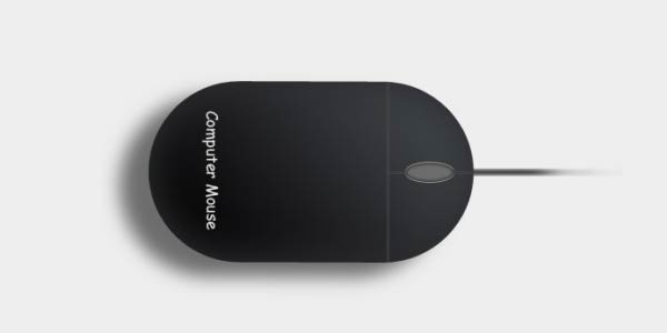 Detailed Computer Mouse. Photoshop Templates and Tutorials [PSD]. Adorable Computer Mouse PSD 