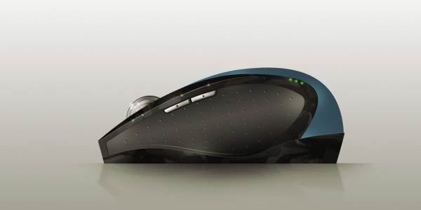 Detailed Computer Mouse. Photoshop Templates and Tutorials [PSD]. Realistic Computer Mouse in PSD with Tutorial