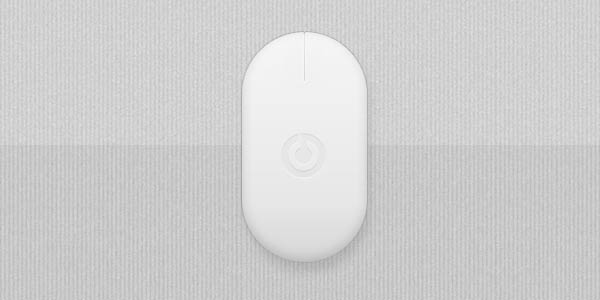 Detailed Computer Mouse. Photoshop Templates and Tutorials [PSD]. Computer mouse in PSD