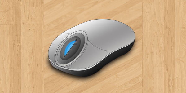 Detailed Computer Mouse. Photoshop Templates and Tutorials [PSD]. Create a Wireless Computer Mouse in Photoshop