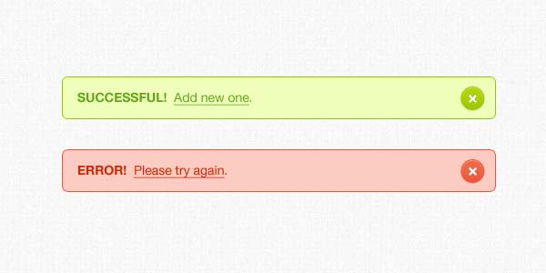 Notification/Alert Blocks, Bars, Boxes [PSD]. Alert Boxes