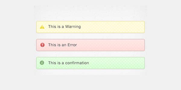 Notification/Alert Blocks, Bars, Boxes [PSD]. Stylish Notifications