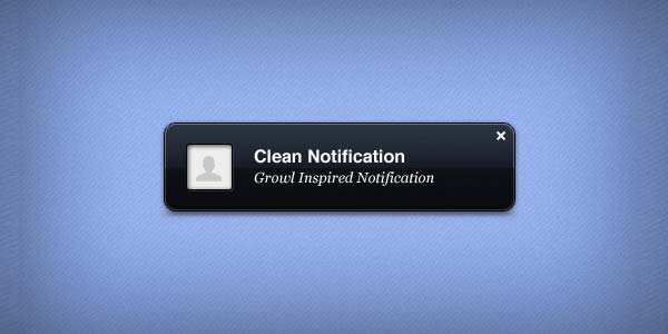 Notification/Alert Blocks, Bars, Boxes [PSD]. Clean Notification