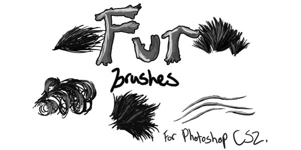 Fur and Hair Photoshop Brushes. Fur Brushes for Photoshop CS2