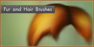 25 Sets of Fur and Hair Photoshop Brushes