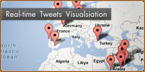 Real-time World Tweets Visualsiation. Tuiter