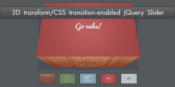 Responsive, Image-based Content Slider. jQuery RefineSlide