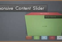 Responsive, Image-based Content Slider. jQuery RefineSlide